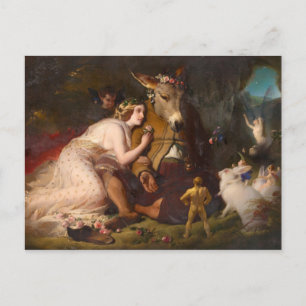 Die Aussicht vom Traum der Sommernacht Postkarte