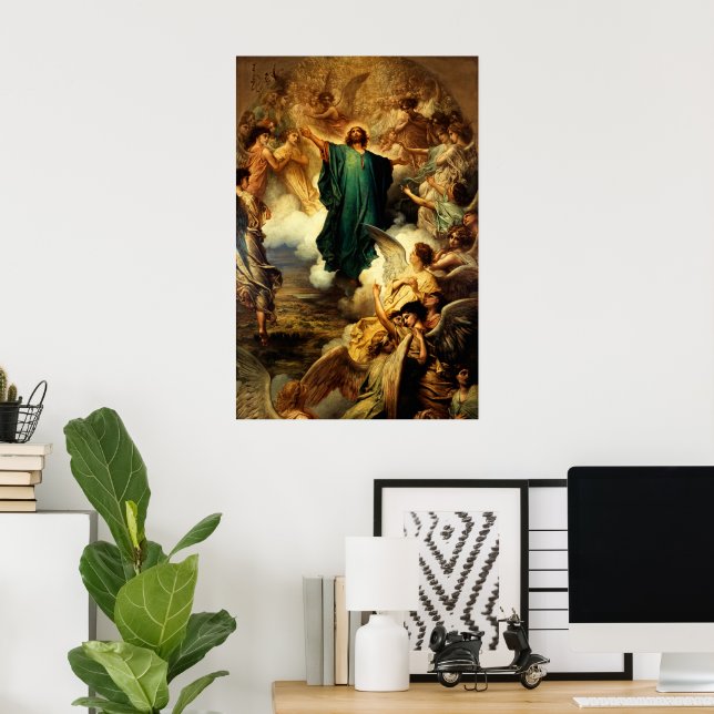 Die Aussicht von Gustave Dore Poster (Heimbüro)