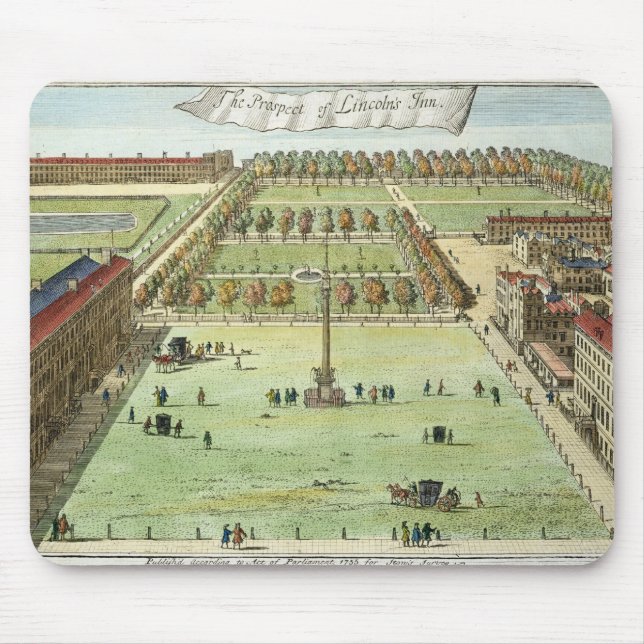 Die Aussicht von Lincolns Gasthaus, für 'die Mousepad (Vorne)