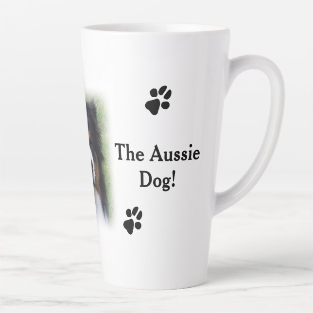 Die Aussie Hund Latte-Tasse Milchtasse (Rechts)