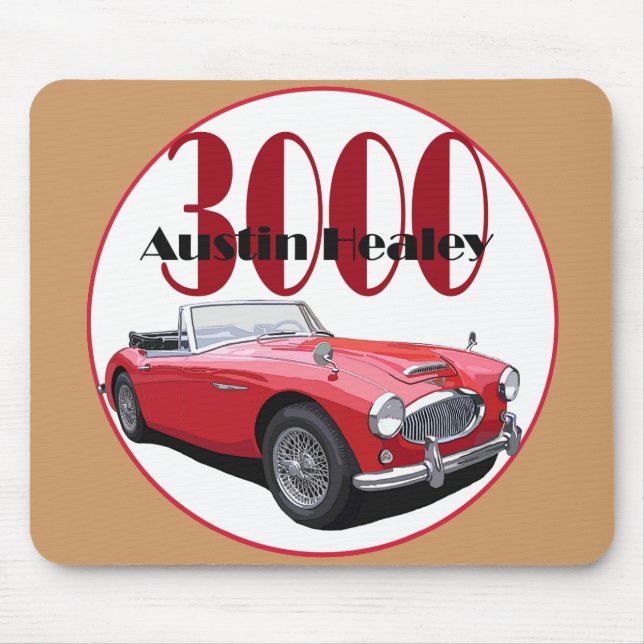 Die Austin Healey 3000 Mousepad (Vorne)
