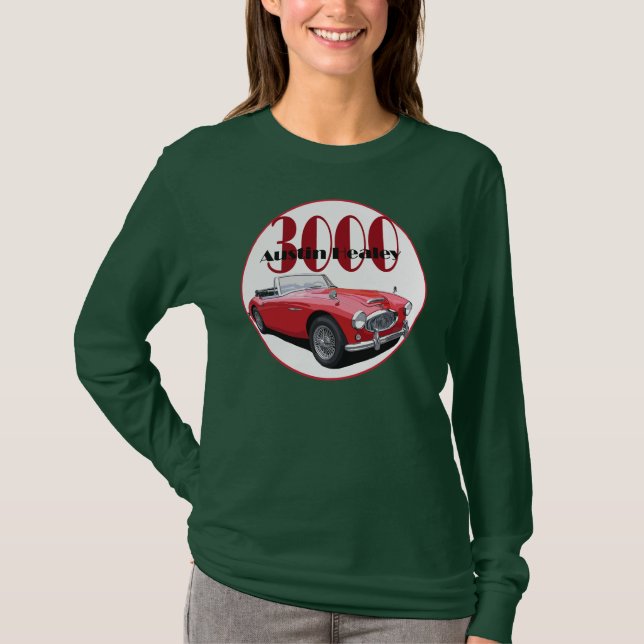 Die Austin Healey 3000 T-Shirt (Vorderseite)
