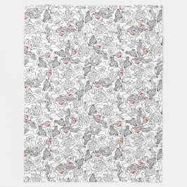 Die Auswahl der einfachen Linie Fleecedecke