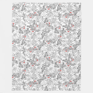 Die Auswahl der einfachen Linie Fleecedecke