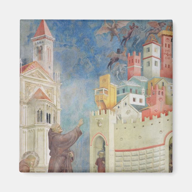 Die Ausweisung der Teufel aus Arezzo, 1297-1999 Magnet (Vorne)