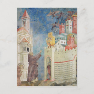 Die Ausweisung der Teufel aus Arezzo, 1297-1999 Postkarte