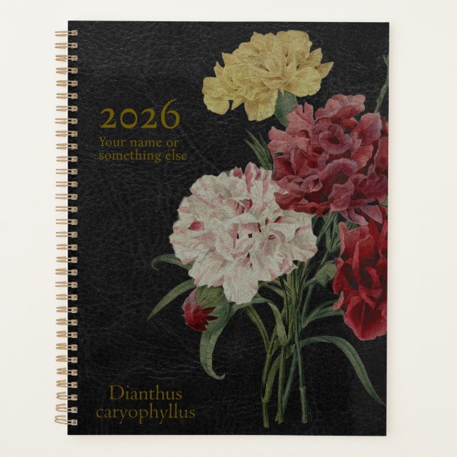 Die Auszeichnung Carnation 2026 Planer (Vorderseite)