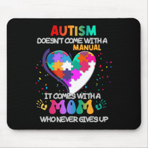 Die Autismus-Mama kommt nicht mit einem manuellen Mousepad