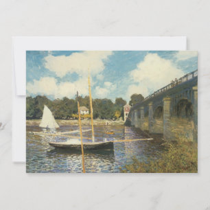Die Autobahnbrücke in Argenteuil von Claude Monet
