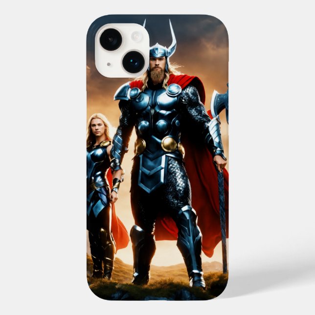 die Avengers, die einen stark befestigten Case-Mate iPhone Hülle (Rückseite)