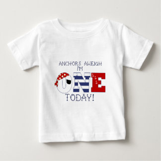 Die Aweigh Anker bin ich ein heute 1. Geburtstag Baby T-shirt