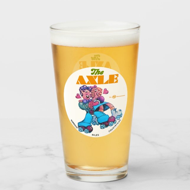 Die Axelwalze Skaten Rinks von Illinois. Glas (Vorne (Gefüllt))