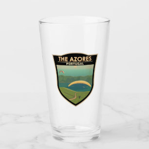 Die Azoren Portugal Reisen Vintage Kunst Glas