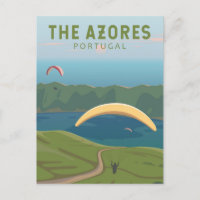 Die Azoren Portugal Reisen Vintage Kunst