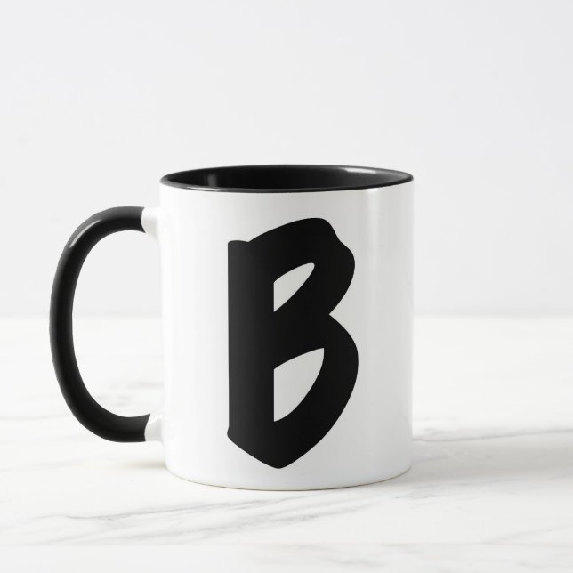 Die "B"-Tasse Tasse (Links)