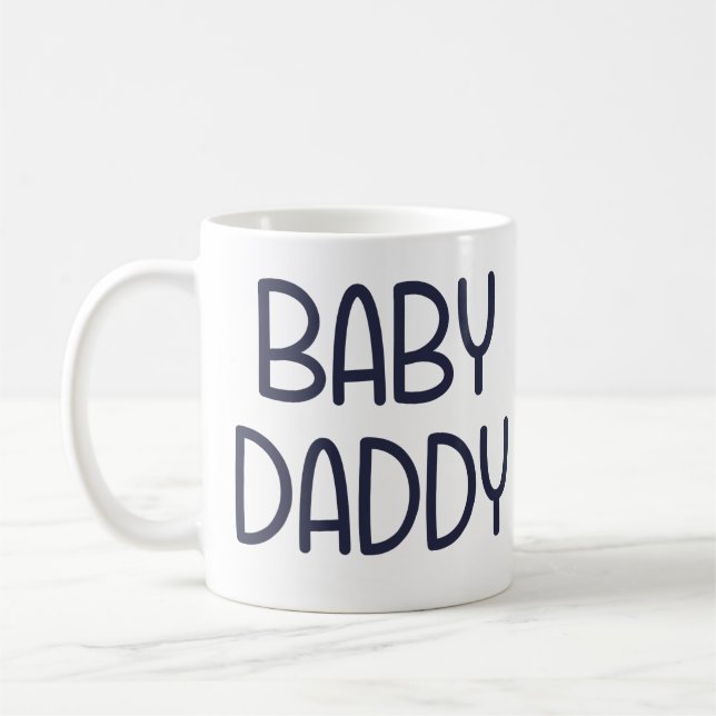 Die Baby-Mutter Baby Daddy (d.h. Vater) Tasse (Links)