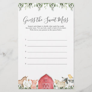 Die Babydusche von Landtieren schätze das süße Cha