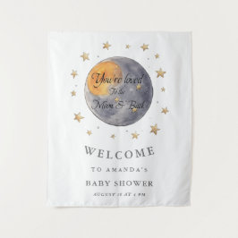 Die Babydusche von The Moon Stars Wandteppich