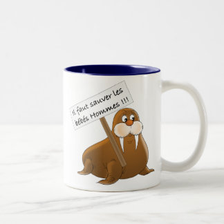 Die Babys Männer retten Zweifarbige Tasse