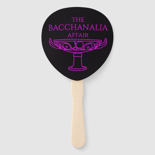 Die Bacchanalia Affair Fans  Fächer (Vorderseite)
