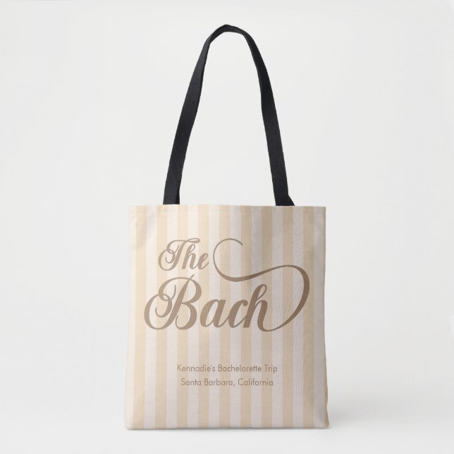 Die Bach Elegant Calligraphy Champagne Bridesmaid (Vorderseite)