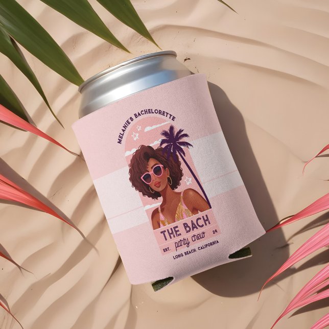 Die Bach Party Crew Retro Junggeselinnen-Abschied Dosenkühler (The Bach Party Crew Retro Woman Bachelorette Party Can Cooler)