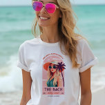 Die Bach Party Crew Retro Junggeselinnen-Abschied Tri-Blend Shirt<br><div class="desc">Machen Sie Ihren Junggeselinnen-Abschied unvergesslich mit unserem modernen Retro-Bachelorette-T - Shirt-Design. Dieser einzigartige T - Shirt ist perfekt für jeden Gast geeignet und verbindet spielerische Retro-Ästhetik mit zeitgenössischem Flair. Mit einer von der Hand gezeichnet hübschen Retrofrau, die eine rosa Brille und lange blonde Haare trägt und ein Set mit Sonnenhut...</div>