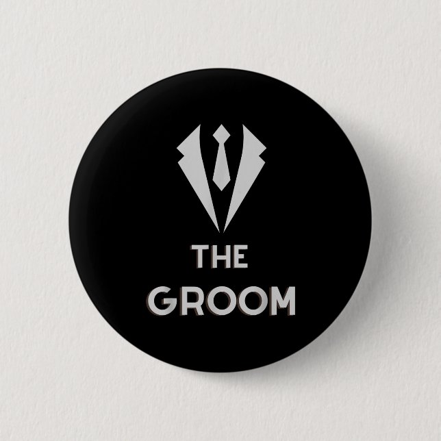 Die Bachelor-Bachelor-Bar am Groomplatz versorgt d Button (Vorderseite)