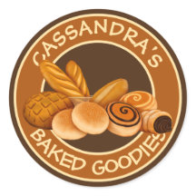 Die Bäckerei gebacken Ihrem Namen das Brotbacklogo