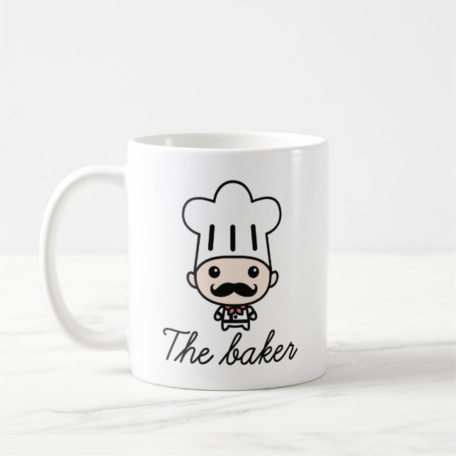 Die Bäckerei Kaffeetasse (Links)