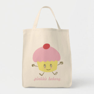 Die Bäckerei-kleiner Kuchen des Pinkies Tragetasche