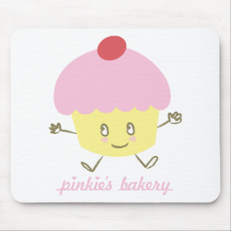 Die Bäckerei-kleiner Kuchen Mousepad des Pinkies