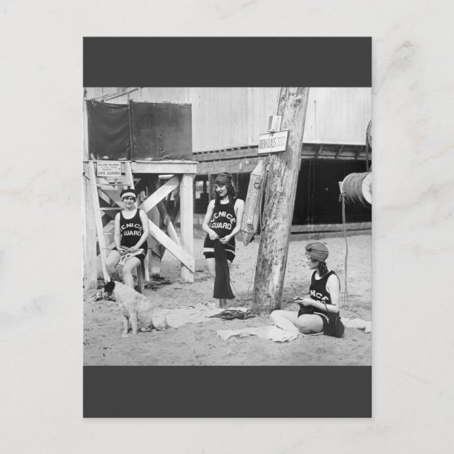 Die Bademeister von Venedig, Anfang der 1900er Jah Postkarte (Vorderseite)