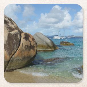 Die Bäder Rechteckiger Pappuntersetzer