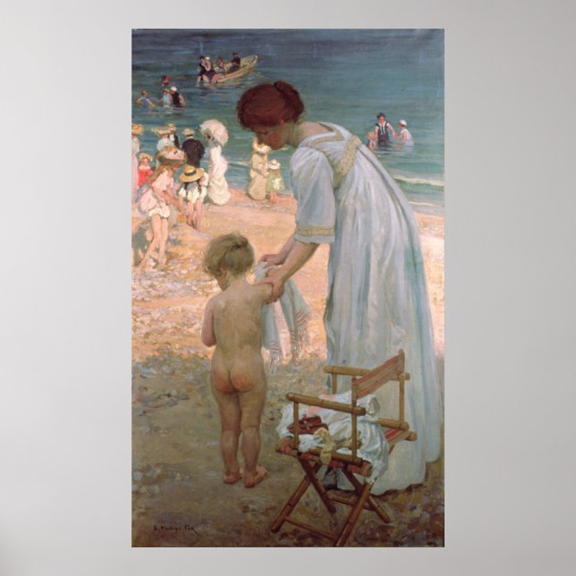Die Badestunde Poster (Vorne)