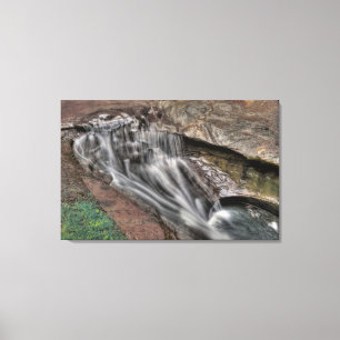 Die Badewanne des Teufels, Hocking Hügel, Ohio Leinwanddruck