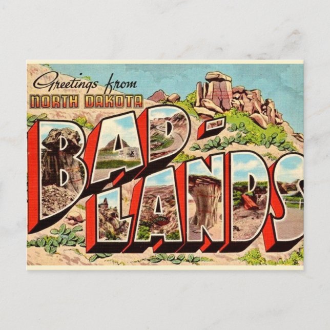 Die Badlands NP-Postkarte Postkarte (Vorderseite)