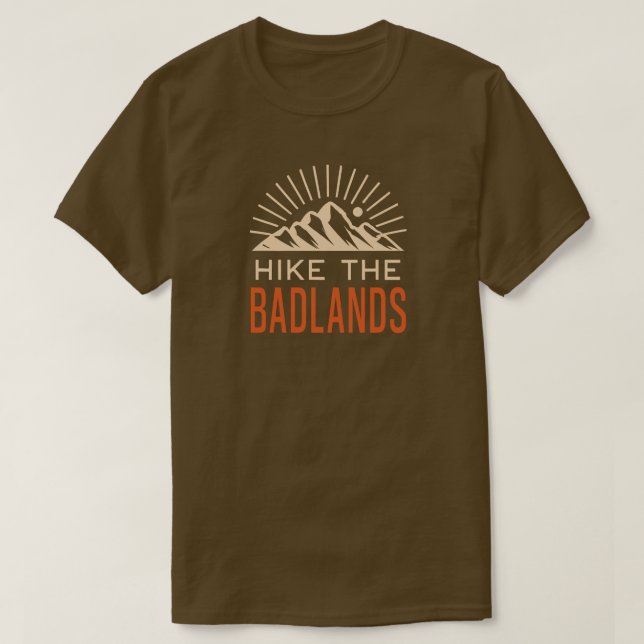 Die Badlands-Sonnenbrille wandern T-Shirt (Design vorne)