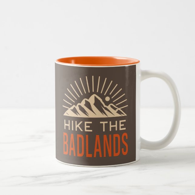 Die Badlands-Sonnenbrille wandern Zweifarbige Tasse (Rechts)