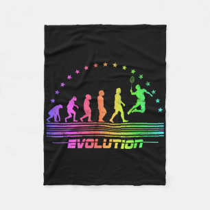 Die Badminton Evolutionen Retro Shuttle Men Badmi Fleecedecke