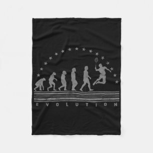Die Badminton Evolutionen Retro Shuttle Men Badmi Fleecedecke