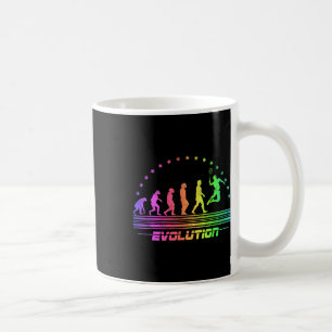 Die Badminton Evolutionen Retro Shuttle Men Badmi Kaffeetasse