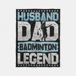 Die Badminton-Legenden Retro-Shuttle Herren-Badmin Fleecedecke