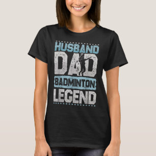 Die Badminton-Legenden Retro-Shuttle Herren-Badmin T-Shirt
