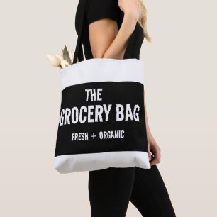 Die Bag Black & White Tote Tasche