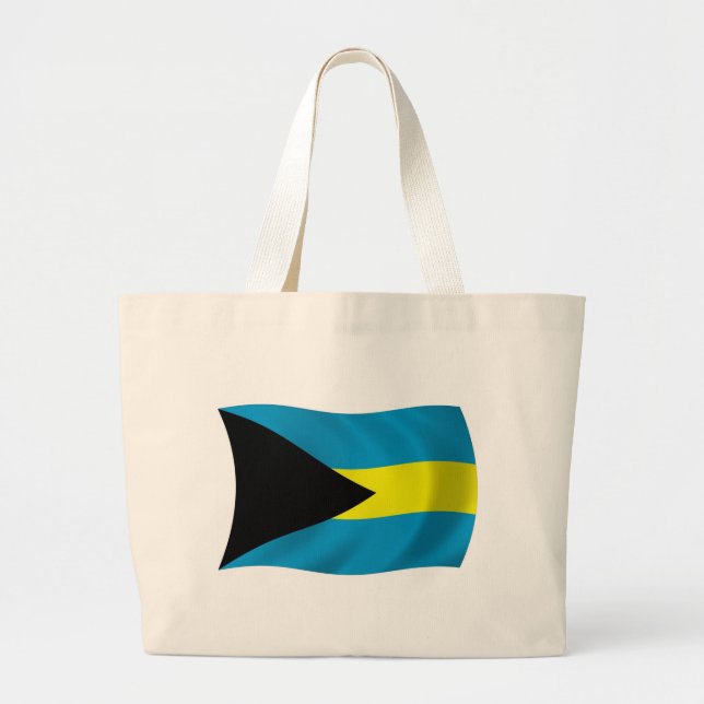 Die Bag mit der Flagge Bahamas Jumbo Stoffbeutel (Vorne)