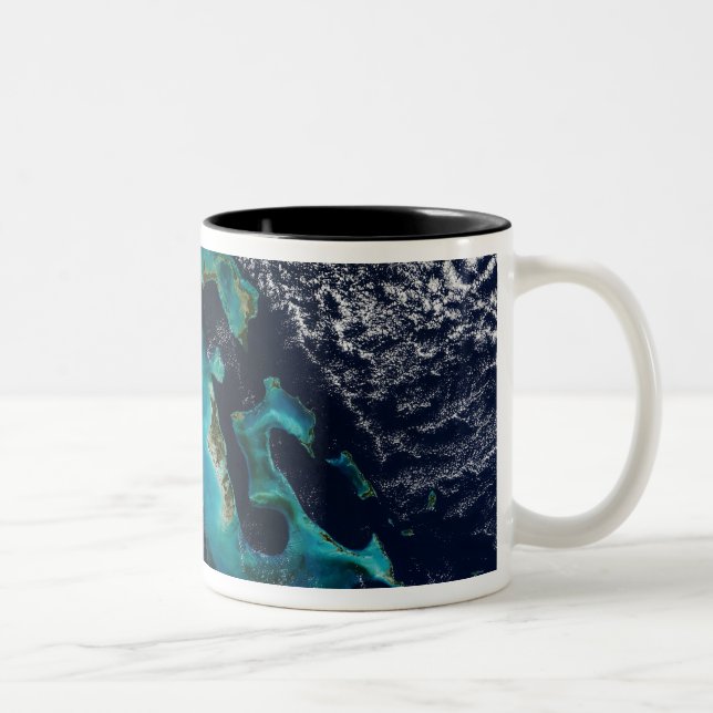 Die Bahamas, Florida und Kuba Zweifarbige Tasse (Rechts)
