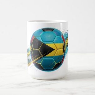 Die Bahamas-Fußball Stadionfertig Fan-Ausrüstu Kaffeetasse
