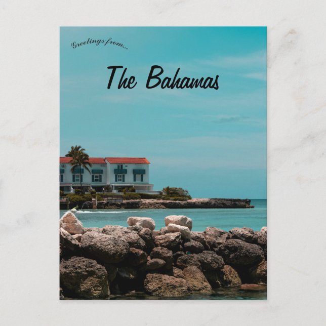 Die Bahamas Postkarte (Vorderseite)