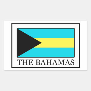 Die Bahamas Rechteckiger Aufkleber